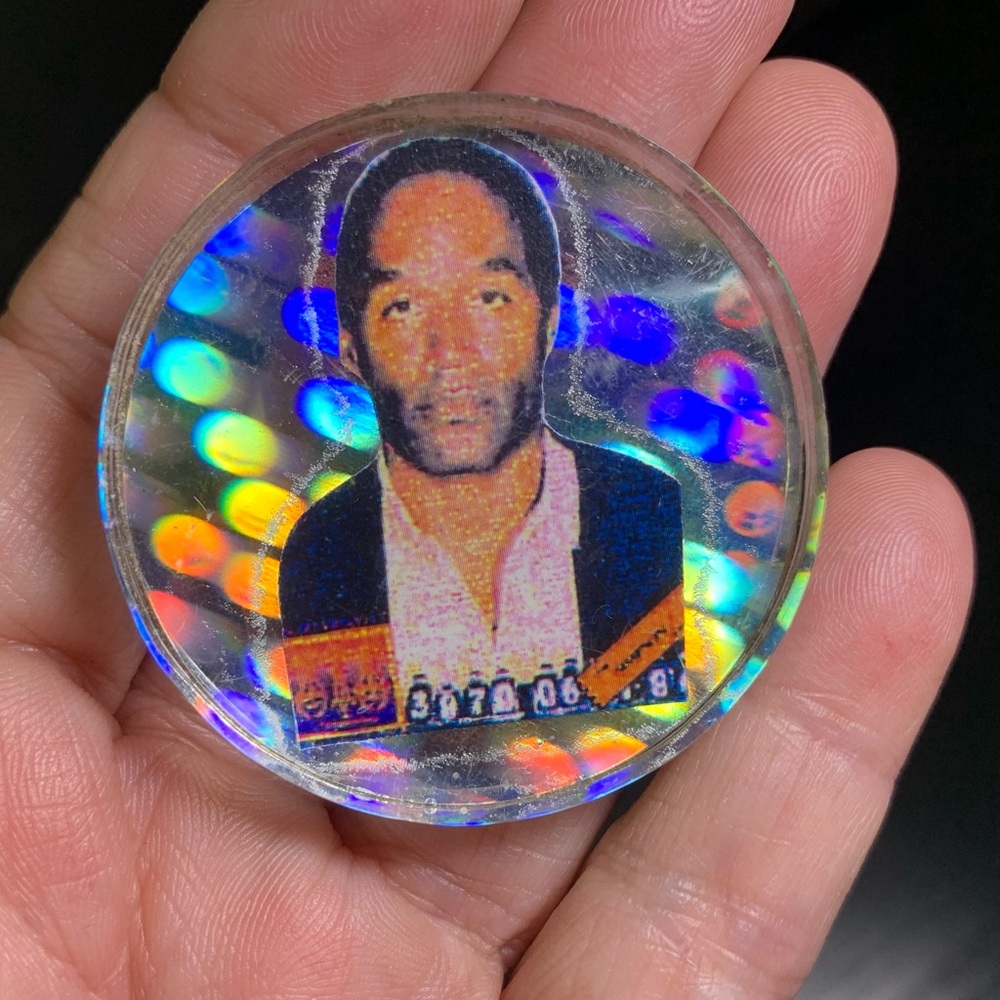 Oj Simpson In the Slammer Pog